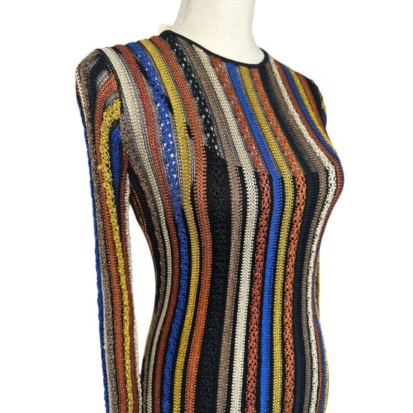 Ulla Johnson Albie Knit Long Sleeve Dress in Zoisite Small New Womens Maxi Gown - Picture 8 of 17